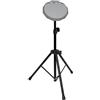 QUIK LOK - PPS/001 Practice Pad Stand con Borsa, Supporto Pad Batteria Regolabile, Altezza 57-90 cm, Treppiede Stabile, Portatile, Nero