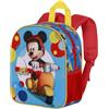 Disney Topolino Scooter-Zainetto 3D Elite, Blu, 25 x 30 cm, Capacità 7 L