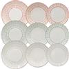 thun spa Domino- Set 18 Piatti TRIBALIA - Porcellana