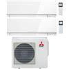 Mitsubishi Climatizzatore Condizionatore Mitsubishi Kirigamine Zen Wifi Bianco Dual Split Inverter 7000 + 18000 BTU con U.E. MXZ-3F54VF classe A+++ /A++ NOVITÁ