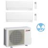 Mitsubishi Climatizzatore Condizionatore Mitsubishi MSZ-AY Wifi R32 Dual Split Inverter 9000 + 9000 BTU con U.E. MXZ-2F33VF Classe A++/A+