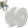 ZESLIV 2 rotoli di nastro antiscivolo per hockey, manico bianco sportivo, nastro autoadesivo resistente all'usura per manico badminton, asta da golf, racchetta da tennis