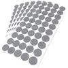 Adsamm® / 250 x feltrini autoadesivi/Grigio/ø 22 mm/Rotondo/piedini per mobili in feltro da 3.5 mm di spessore/pad protettivi per arredi