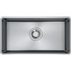 Franke Lavello da cucina in acciaio inox (spazzolato) con vasca singola Maris Quiet MQX 110-82 - 122.0694.479
