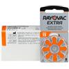 XX-Treme RAYOVAC - 80 batterie extra per apparecchi acustici, tipo 13, PR48, codice colore arancione, 1,45 Volt, 80 pezzi (10 x 8 batterie)