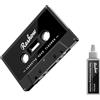 Reshow Pulitore per Testine Audio a Nastro Reshow con Kit di Manutenzione Umida e 2 Fluide Detergenti per Lettore di Nastri Cassette/Boombox/Deck/Registratore (1 bottiglia di liquido detergente)