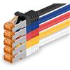 1aTTack.de 686806 Cat7-5x 1,5m - Cavo di rete Cat 7 Ethernet Lan 10 Gb/s PIMF LSZH 5 colori-3