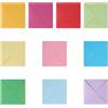 BOXOB 10 Pezzi di Giocattoli di Carta Ddakji Flip, Tradizionale Coreano Ddakji Paper Flip Game Colorato Cartone Rigido Hiting Paper Game per Feste di Gioco Props Supplies