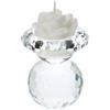 HERVIT Portacandela 7 Cm Con Candela Rosa