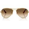 Ray-Ban Occhiali da Sole RB3925 001/51 Aviator Max Oro Arista/Marrone Sfumato Trasparente Unisex 58/16/145