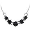 Alchemy Gothic Rose Briars Choker Donna Collana colore argento peltro
