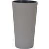 Siena Garden Fioriera LOCON Stripe grigio effetto a strisce, 30 x 57 cm, vaso di plastica con fibra di legno e inserto