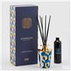 EDG Enzo De Gasperi Enzo de Gasperi Profumatore per Ambienti casa con Bastoncini, Bottiglia in Ceramica Lucida Hypnotic Midnight Garden 400ml 4 Varianti Black Forest