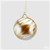 EDG Enzo De Gasperi Palla Spiral Bell Natale D 9 Cm Vetro Gold