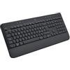 Logitech Signature K650, Tastiera Poggiapolsi Wireless Full-size con Bluetooth BLE o Ricevitore USB Logi Bolt, Tasti Smorzati e Tastierino, Compatibile con PC/Windows/Mac - Nero