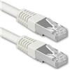1aTTack.de® 0,25m - blanco - 1 Stück - CAT6 CAT 6 Ethernet LAN cable de red 1000 Mbit/s CAT6 Doble blindado PIMF 250MHz libre de halógenos compatible con CAT5e CAT6a CAT7 CAT8
