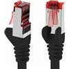 1aTTack.de 5 m - 1 pezzo - Cavo LAN Ethernet Cat6 RJ45 - Nero - Cavo di rete ad alta velocità per streaming, giochi, TV e computer - Stabile e durevole - Perfetto per reti domestiche e d'ufficio