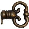 BROS CHIAVE O FUSSA CHIAVE 310 IN ZAMAK VECCHIO BRONZO/ARGENTO - BROS