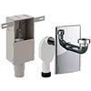 Geberit 151.120.21.1 Sifone a Incasso, per Lavabo, con Raccordo, Cromo Lucido