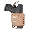 Armerialamanna Vega Holster 8BL00 bungy l/auto fondina polimero - CoyoteTan