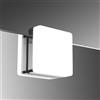 F.a.n Europe Lighting S.r.l. Applique da Specchio Quadrata a led 4w Finitura Cromo Diva fan