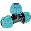 Claber Raccordo a t Irrigazione da Giardino per Tubo Polietilene 25 mm Claber