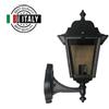 Moretti Luce S.n.c. Applique da Parete Lanterna Piccola up Nera da Esterno 1xe27 Nizza Moretti