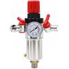 ORAZIO Regolatore Filtro Aria 1/2, Trappola Separatore d'Acqua per Compressore d'Aria con Valvola di Riduzione della Pressione e Manometro, Accessorio per Utensili Pneumatici 214108