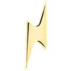 SINGULARU - Orecchino Singolo Blitz. Argento Sterling 925 con Finitura in Oro 18Kt. Chiusura a Pressione. Gioielli per Donna
