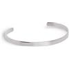SINGULARU - Brazalete Plate. Acciaio. Bracciale rigido e regolabile con apertura di 3 cm. Gioielli per donna