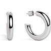 SINGULARU - Orecchini Mombasa. Acciaio Inox. Chiusura a Pressione. Gioielli da Donna