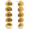 SINGULARU - Orecchini Long Maris. Acciaio avec Placcatura in oro 18 kt. Gioielli da Donna