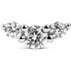 SINGULARU - Orecchino Singolo Freesia Spark. Argento Sterling 925 con Finitura in Rodio. Chiusura a Pressione. Gioielli per Donna
