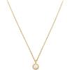 SINGULARU - Collana Hope. Ottone con Placcatura in Oro 18 Kt e Pietra Sintetica. Gioielli per Donna.