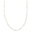 SINGULARU - Collana Pearl & Pearls. Argento Sterling 925 con Placcatura Oro 18Kt e Perle. Catena Misura Unica. Gioielli da Donna