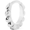 SINGULARU - Orecchino Singolo Pebbles S. Argento Sterling 925 con Finitura in Rodio. Chiusura Congo. Gioielli per Donna