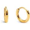 SINGULARU - Orecchini Maria XS. Acciaio avec Placcatura in oro 18 kt. Gioielli da donna.