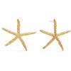 SINGULARU - Orecchini Maxi Starfish. Acciaio avec Placcatura in oro 18 kt. Gioielli da Donna