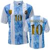 Soul up Maglia Calcio Diego Armando Maradona - El Pibe de Oro. Replica Ufficiale. Maglietta Calcio Argentina per Ragazzo e Adulto L