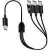 Kit Fast Charger + Cavo per Alcatel A3 Charger Ultra Radide & Potente Nuova Generation 3A + Cavo Micro USB per Ricarica / Trasferimento dati