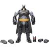 DC Comics Batman con Armatura e Maschera Rimovibile, Personaggio Articolato, Alto 30 cm con 11 Punti di Articolazione, Giocattolo per Bambini di 4+ Anni, GCK65