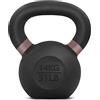 Yes4All WTGA Peso del kettlebell rivestito in polvere, 8 kg, blu scuro