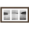Cornice portafoto collage 3 pz tavolo argento 21x29,7 cm MDF