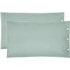 Bellora - Federe Cuscino Letto 50 x 80 - Copricuscino 100% Cotone Traspirante - Protezione e Comfort per il Cuscino - Federe Cuscini Antiacaro - Federa Cuscini Letto con Bottoni - Copriguanciale