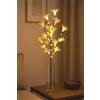 Flair Flower Ramo decorativo a LED, 90 cm, con illuminazione bianca calda, funzionamento a batteria con funzione timer, ramo artificiale con luci per interni, decorazione suggestiva per vasi, soggiorno, festività