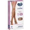 ITALSILVA COMMERCIALE Srl Linea Charme 70 Denari Gambaletto Neutro Beige Taglia 3 - Gambaletto a Compressione Graduata