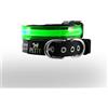 Petty Collare Biothane LED Verde L - Visibilità Totale 500m