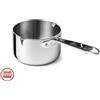 Agnelli Alu-Inox 5-Ply Casseruola Alta Con Manico 1907 In Alu-Inox
