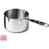 Agnelli Alu-Inox 5-Ply Casseruola Alta Con Manico 1907 In Alu-Inox