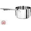 Agnelli Alu-Inox 5-Ply Casseruola Alta Con Manico 1907 In Alu-Inox